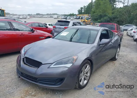 2012 Hyundai Genesis Coupe 2.0T из США, поврежденный, VIN KMHHT6KD7CU073517